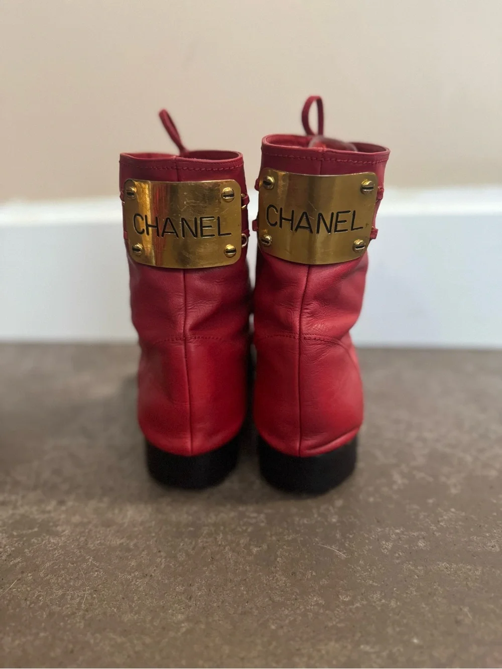 Chanel 1992 Runway Combat Boots – Size 37.5